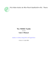 The FHIMD Toolkit - User's Manual - Max-Planck