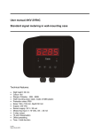 User manual AKV-2VR4C Standard signal metering in