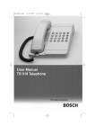 User Manual TB 519 Telephone