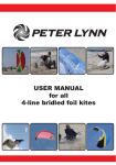 USER MANUAL for all 4-line bridled foil kites