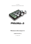 PROcedural LOGic Analyzer 5.2 USER'S MANUAL