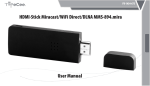 HDMI-Stick Miracast/WiFi Direct/DLNA MMS