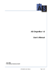 AS OriginBox 1.6 User's Manual