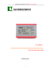 User Manual KT-LCD3 eBike Special Meter