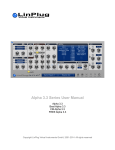 Alpha 3.3 Series User Manual - LinPlug Virtual Instruments