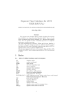Exposure Time Calculator for LUCI - USER MANUAL -