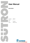 User Manual - Sütron electronic GmbH