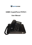 GSMK CryptoPhone PSTN/1i User Manual
