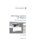AIDA Image Analyzer for Windows User's Manual