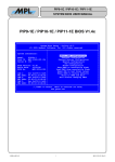 SYSTEM BIOS USER MANUAL