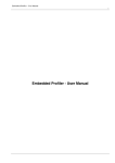 Embedded Profiler - User Manual