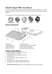 SOLAR Charger PBS1 User Manual