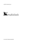 multiclock - User Manual - E