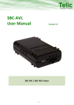 SBC-AVL User Manual Version 2.4