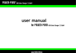 user manual - power-pond
