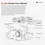 G-30 Gimbal. User Manual