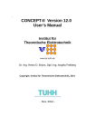 CONCEPT-II Version 12.0 User's Manual