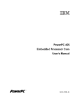PowerPC 405 Embedded Processor Core User's Manual