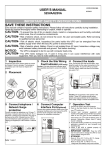 USER'S MANUAL IMPORTANT SAFETY INSTRUCTIONS SAVE