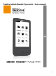 User manual - eBook Reader Pyrus mini