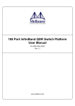 108 Port InfiniBand QDR Switch Platform User Manual