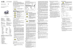 EN Original User Manual Warning term DANGER