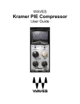 Kramer PIE Compressor User Manual