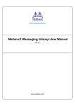 MellanoX Messaging Library User Manual