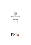 PSIptt – Push-To-Talk User manual Mobile phone