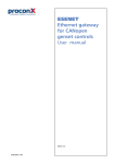 ESENET User manual