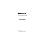 StormC 3 user manual english