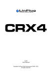 CrX4 User Manual - LinPlug Virtual Instruments