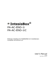 IntesisBox PA-AC-ENO-1i/1iC English User Manual