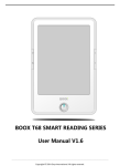 BOOX T68 SMART READING SERIES User Manual