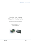 Technical User Manual Avisaro 2.0 Product Series
