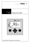 User Manual Stratos Evo A402 | Knick