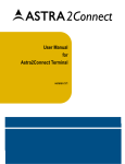 User Manual for Astra2Connect Terminal