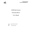 GOME Data Processor Extraction Software User's Manual