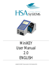 MiniKEY User Manual 2.0 ENGLISH