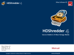 HDShredder 4 User's Manual