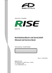 Betriebshandbuch und Serviceheft Manual and Service Book
