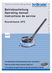 Betriebsanleitung Operating manual Instructions de service