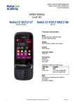 Nokia C2-02 / C2-03 RM-692/693/702 Service Manual Level 1&2