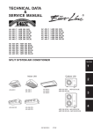 TECHNICAL DATA & SERVICE MANUAL