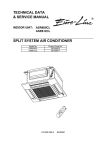 TECHNICAL DATA & SERVICE MANUAL SPLIT SYSTEM AIR