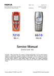 Service Manual 7210/6610 Level 1&2
