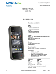 Nokia 5230 RM-588 594 Service Manual L1L2