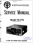 Kenwood TS-770 Service manual