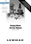 Racing Winch Service Manual