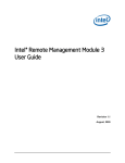 Intel® Remote Management Module 3 User Guide